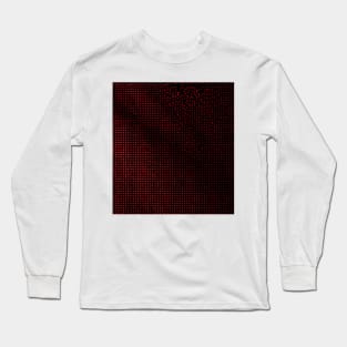 Red dot ripple pattern Long Sleeve T-Shirt